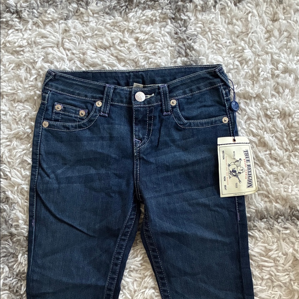 True Religion Dark Blue Skinny Jeans - Picture 2 of 12